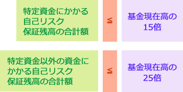 資金別保証金額の最高限度